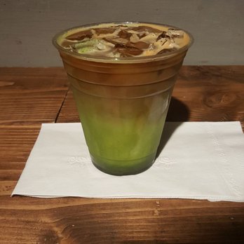 Outro - Matcha bomb - matcha latte with a shot of espresso - Cafes Near Me - New York, New York Outro - Matcha bomb - matcha latte with a shot of espresso - Cafes Near Me - New York, New York