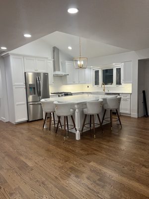 Kitchen Remodel - We can turn your kitchen remodeling dreams into a reality! Our team of professionals is committed to delivering top-notch craftsmanship and personalized solutions to transform your kitchen into a functional, stylish, and inviting space that perfectly suits your needs and lifestyle.

We understand that every kitchen is unique, and your preferences matter. Our design team works closely with you to create a customized kitchen design that reflects your taste, maximizes space, and optimizes functionality.

Check out one of our recent projects. Ready to embark on your kitchen remodeling journey with us? Contact us today for a free consultation.