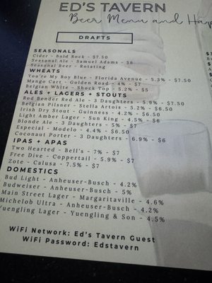 Menu photo 5 Ed's Tavern Bradenton, FL