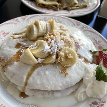 Eggstasy - Banana Macadamia Pancakes - Breakfast & Brunch Near Me - Phoenix, Arizona