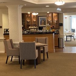 Sunrise of Baton Rouge - Puzzle table and cafe area!