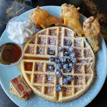 Sunset Rooftop - Chicken and waffles - Hookah Bars Near Me - Los Angeles, California