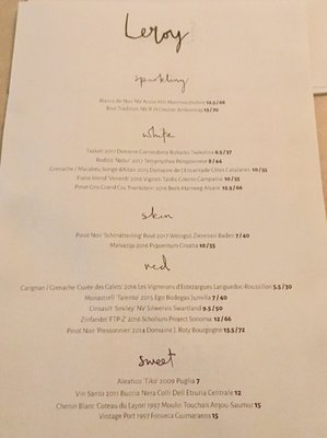 Menu photo 4 Leroy London, XGL