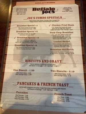Menu photo 7 Buffalo Joes Pawhuska, OK Menu photo 7 Buffalo Joes Pawhuska, OK