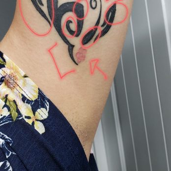 The Ink Pit Tattoo - Everything circled is sloppily line work and lack of shading. Don't even get me started on the flower . - Tattoo Near Me - Honolulu, Hawaii The Ink Pit Tattoo - Everything circled is sloppily line work and lack of shading. Don't even get me started on the flower . - Tattoo Near Me - Honolulu, Hawaii