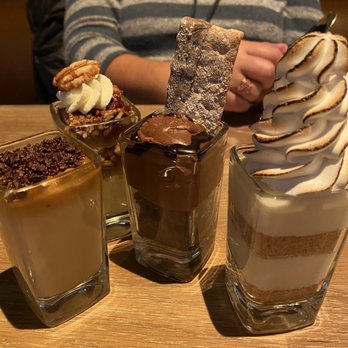 Seasons 52 - Espresso bean, pecan, s'mores and key lime shooters - New American Near Me - Albuquerque, New Mexico