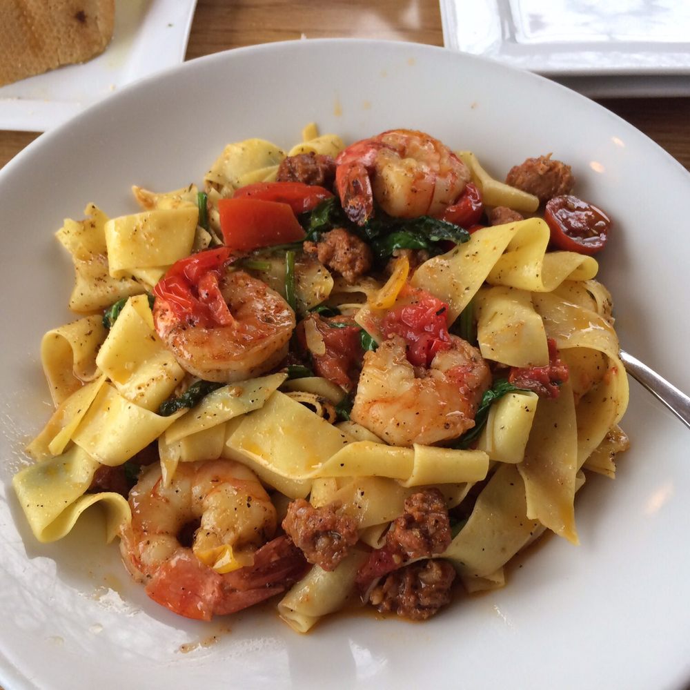 Sunset Cafe - On the winter menu - Cajun shrimp, sausage and noodles - Italian Near Me - Greensburg, Pennsylvania Sunset Cafe - On the winter menu - Cajun shrimp, sausage and noodles - Italian Near Me - Greensburg, Pennsylvania