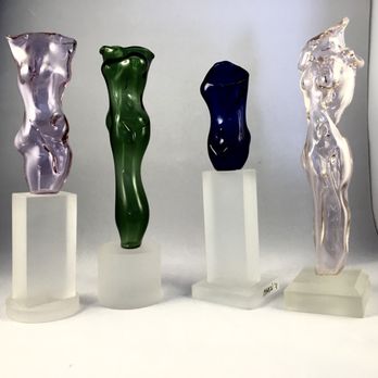 Manzi Studios - 7" tall Glass figures now for sale on the website; www.manzisculpture.com - Commissioned Artists Near Me - Porter Corners, New York