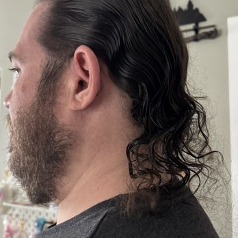 HeadQuarters Barbershop - Before cut. 3.5 years of growing. - Barbers Near Me - Bellflower, California HeadQuarters Barbershop - Before cut. 3.5 years of growing. - Barbers Near Me - Bellflower, California