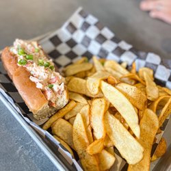 Roar - Lobster roll and old bay fries from Blue Crab  (Ford's Food Hall)