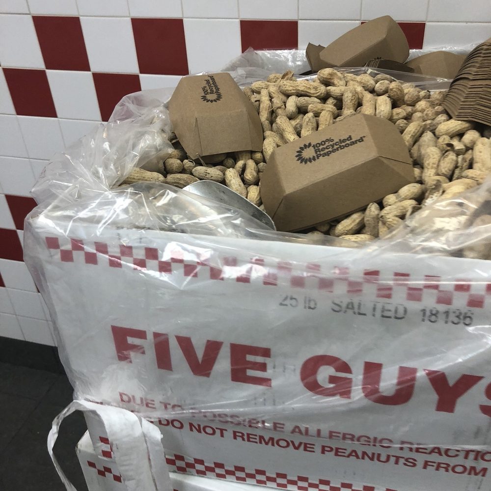 Five Guys - Free night nutz! - Burgers Near Me - Little Neck, New York Five Guys - Free night nutz! - Burgers Near Me - Little Neck, New York