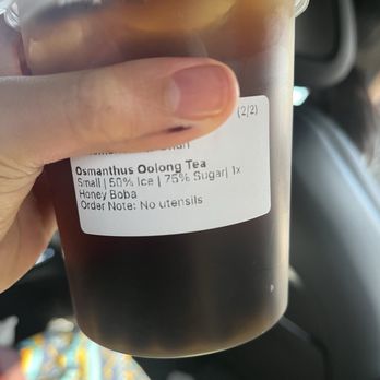 Royaltea USA - Osmanthus Oolong Tea + honey boba - Bubble Tea Near Me - Fremont, California Royaltea USA - Osmanthus Oolong Tea + honey boba - Bubble Tea Near Me - Fremont, California