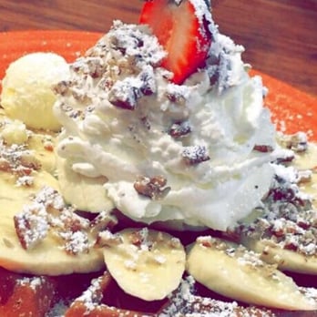 Eight AM - Banana Waffles - New American Near Me - San Francisco, California Eight AM - Banana Waffles - New American Near Me - San Francisco, California