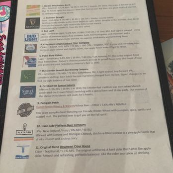 Indian Head Road House - Beer list - American Near Me - Russells Point, Ohio