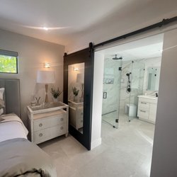 Carved Woodworks - Barn door open