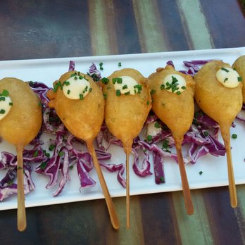 ROUX - Chorizo corn dogs - Tapas/Small Plates Near Me - Carmel Valley, California