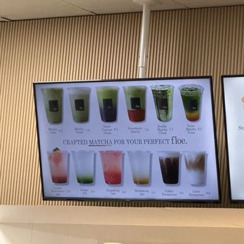 Floe - Matcha & Bingsoo Cafe - Drink menu - Shaved Ice Near Me - Fullerton, California
