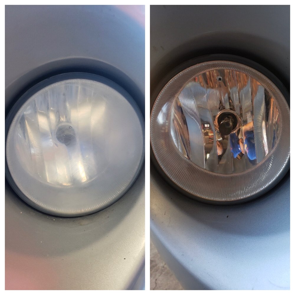 Romeo's Auto Spa - Fog lights, before and after. Incredible difference! - Auto Detailing Near Me - Santee, California Romeo's Auto Spa - Fog lights, before and after. Incredible difference! - Auto Detailing Near Me - Santee, California