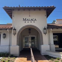 Malaga Bank - Front entrance & sign