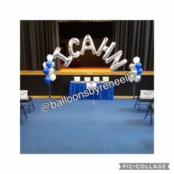 Balloons By Renee - #school #fair #Bronx #NYC #balloontrees #largeletters