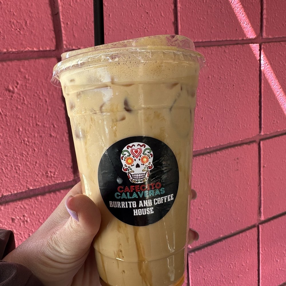 Cafecito Calaveras - Dulce de Calavera made with homemade Dulce de leche Carmel (so yummy!!) - Mexican Near Me - Cathedral City, California Cafecito Calaveras - Dulce de Calavera made with homemade Dulce de leche Carmel (so yummy!!) - Mexican Near Me - Cathedral City, California