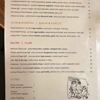 Naks - Menu - Filipino Near Me - New York, New York