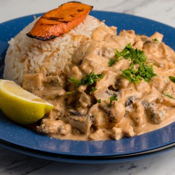 Stone House Mediterranean & Grill - Chicken Sauté with Mushrooms - Mediterranean Near Me - Madison Heights, Michigan Stone House Mediterranean & Grill - Chicken Sauté with Mushrooms - Mediterranean Near Me - Madison Heights, Michigan