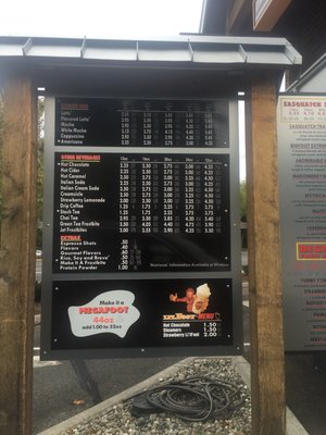 Menu photo 8 BigFoot Java Federal Way, WA