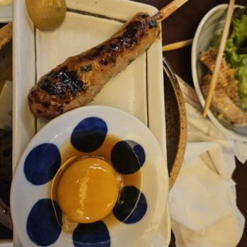 Yakitori Hachibei - Tsukune w/ Egg - Japanese Near Me - Honolulu, Hawaii
