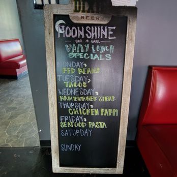 Moonshine Bar and Grill - Another Chalkboard - Dive Bars Near Me - Metairie, Louisiana Moonshine Bar and Grill - Another Chalkboard - Dive Bars Near Me - Metairie, Louisiana