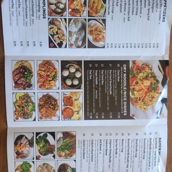 Fun Noodle Bar - Menu on opening day page 2 of 2 - Noodles Near Me - Wichita Falls, Texas