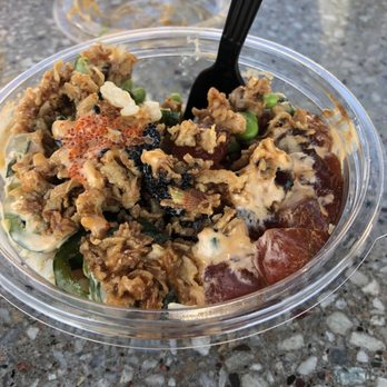 Aloha Poke - Big Crunch Bowl with Ahi Tuna - Poke Near Me - Milwaukee, Wisconsin