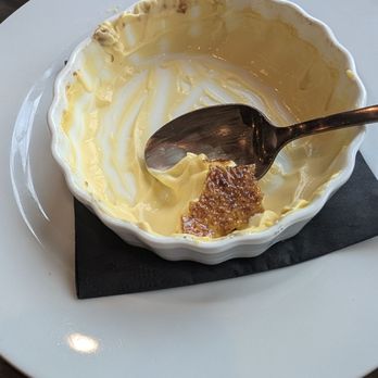 Tuscan Table - The last bite of creme brulee-SO good! - Salad Near Me - Black Mountain, North Carolina