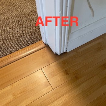 Flooring Pro - Flooring Pro cut all of the custom corners with detail to fit perfectly beneath my apartments old molding. - Flooring Near Me - North Hollywood, California Flooring Pro - Flooring Pro cut all of the custom corners with detail to fit perfectly beneath my apartments old molding. - Flooring Near Me - North Hollywood, California