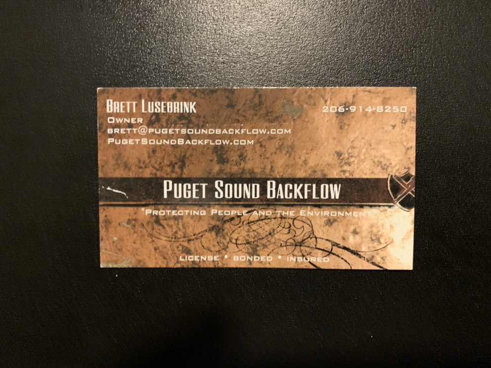 Slide of Puget Sound Backflow