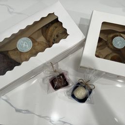 two boxes of cookies