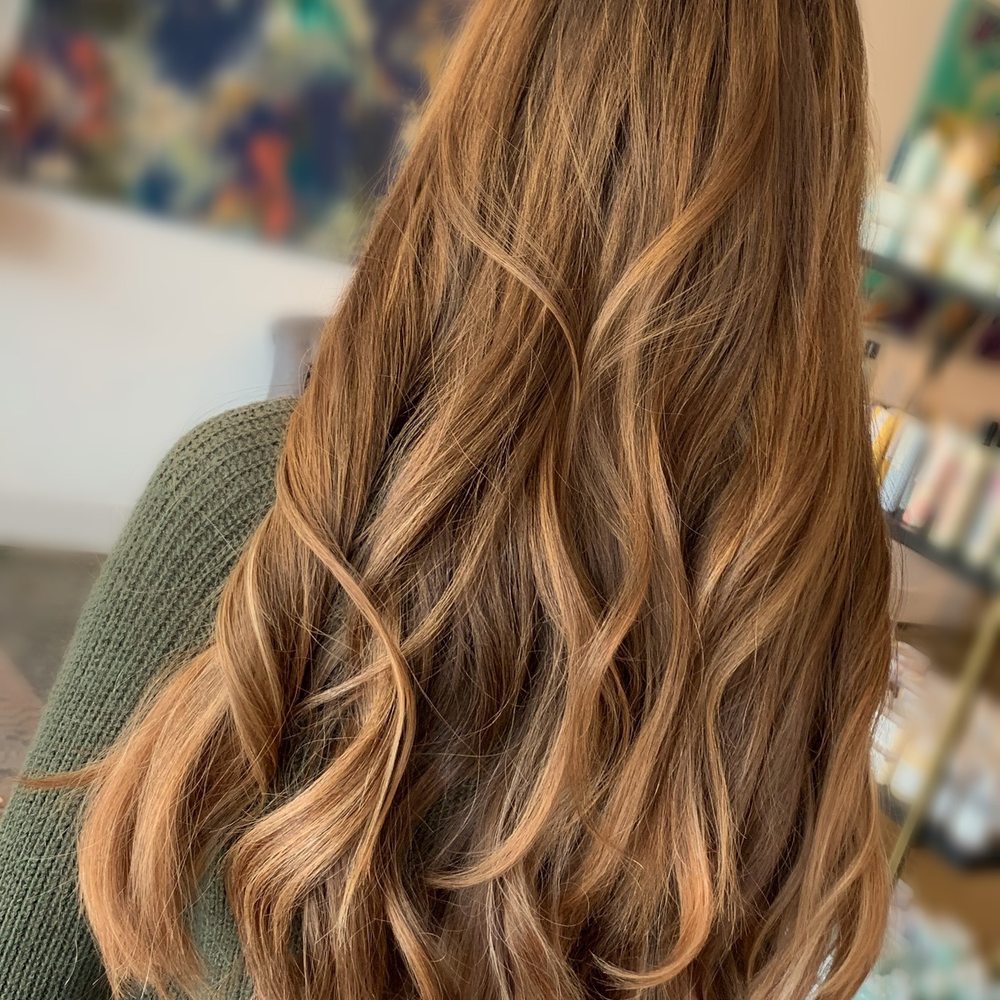 Workshop Salon - Long long long layers + warm brown balayage - Hair Stylists Near Me - Los Angeles, California Workshop Salon - Long long long layers + warm brown balayage - Hair Stylists Near Me - Los Angeles, California