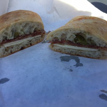 Salumi - Salami sandwich with provolone - Italian Near Me - Seattle, Washington