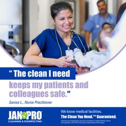 Jan Pro - Maryland - Trusted hospital-grade cleaning services for medical facilities across Maryland.