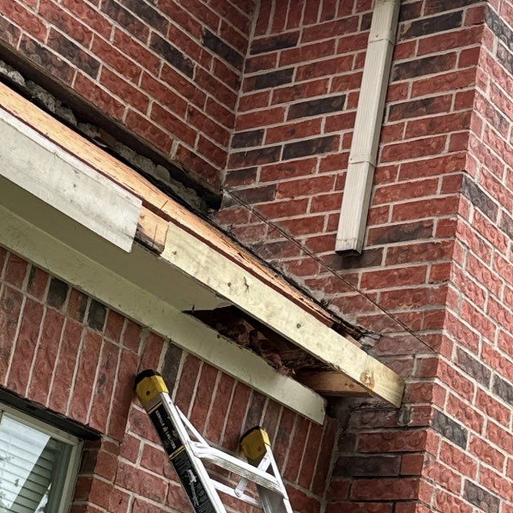 rebuild of eave/soffit rebuild of eave/soffit