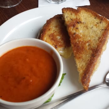 George Street Pub - Grilled cheese and red pepper tomato bisque - Pubs Near Me - Chicago, Illinois George Street Pub - Grilled cheese and red pepper tomato bisque - Pubs Near Me - Chicago, Illinois