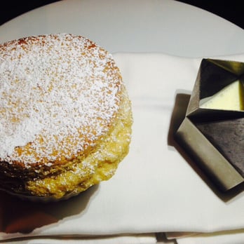 Deuxave - Soufflé with warm vanilla sauce - New American Near Me - Boston, Massachusetts Deuxave - Soufflé with warm vanilla sauce - New American Near Me - Boston, Massachusetts