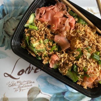 PokiTomik - Salmon poke bowl with garlic ponzu sooooo yum! - Poke Near Me - Valley Glen, California PokiTomik - Salmon poke bowl with garlic ponzu sooooo yum! - Poke Near Me - Valley Glen, California