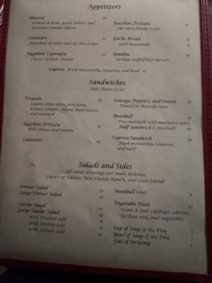 Menu photo 7 Romano's Restaurant Julian, CA Menu photo 7 Romano's Restaurant Julian, CA