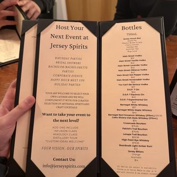 Jersey Spirits Distilling - Menu - Distilleries Near Me - Fairfield, New Jersey Jersey Spirits Distilling - Menu - Distilleries Near Me - Fairfield, New Jersey