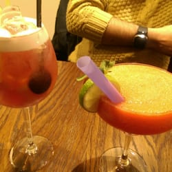 Toro's Steakhouse - Sangria mocktail and strawberry daquiri