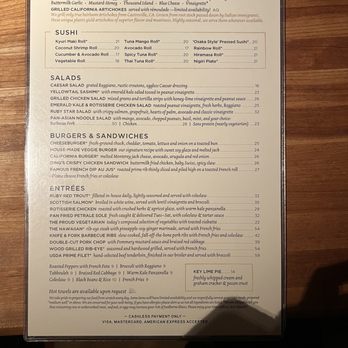 Houston's Restaurant - Menu 2-12-25 - Steakhouses Near Me - Pasadena, California
