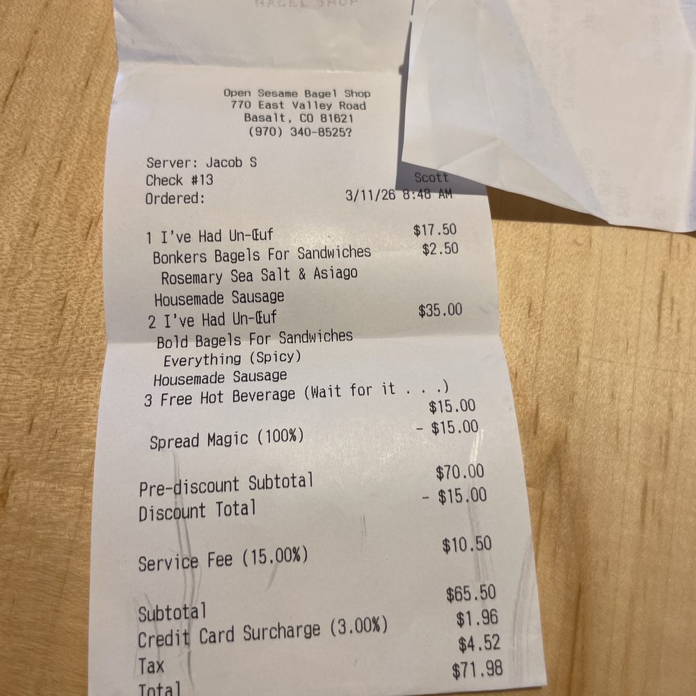 Receipt Receipt