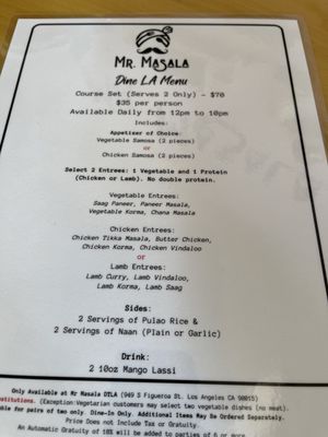 Menu photo 6 Mr. Masala Los Angeles, CA Menu photo 6 Mr. Masala Los Angeles, CA