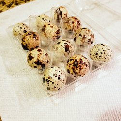 Colonial Heights Farmers Market - Quail eggs from the farmers market!